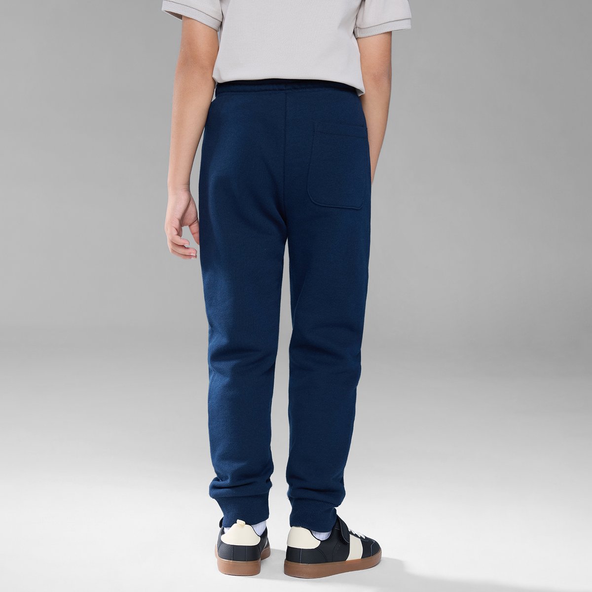 Junior's Tapered Fit French Terry Jogger with Elastic Waist - Giordano Online