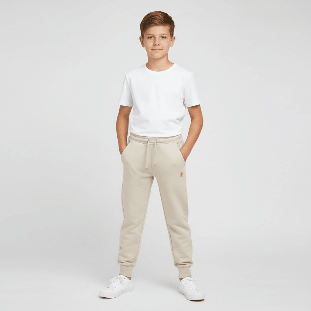 Junior's Tapered Fit French Terry Jogger with Elastic Waist - Giordano Online
