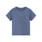 Kid's Cotton Jersey Crew Neck Printed Short Sleeve Tee - Blue - Giordano Online