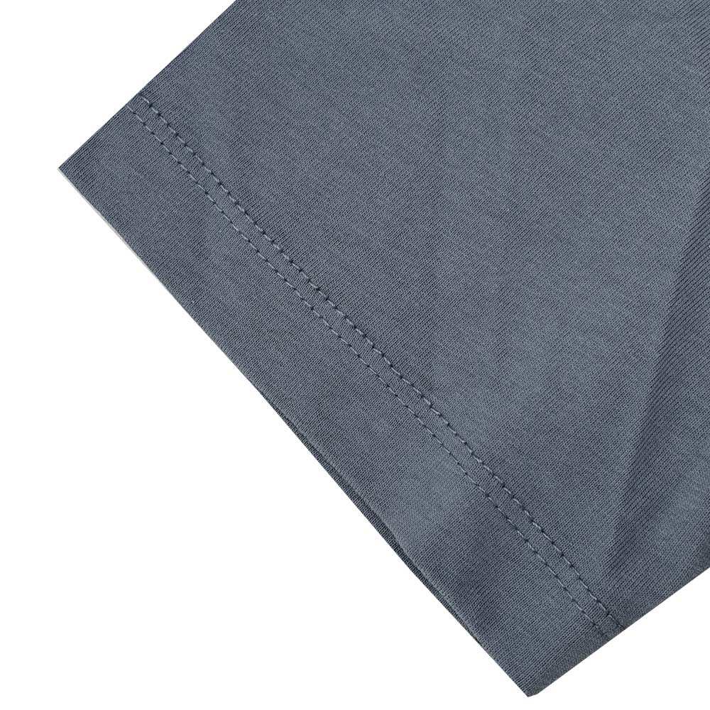 Kid's Cotton Jersey Crew Neck Printed Short Sleeve Tee - Blue - Giordano Online