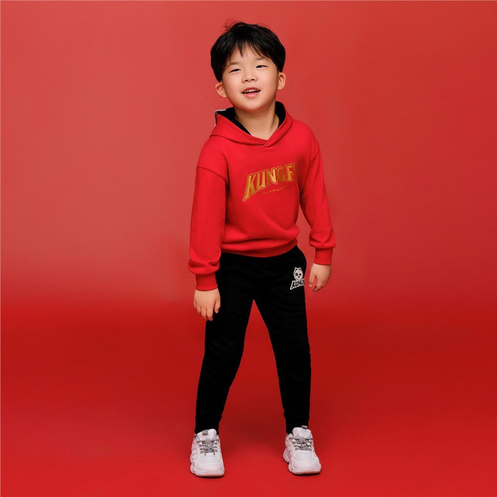 Kids Kung Fu Panda Series French Terry Hoodie - Giordano