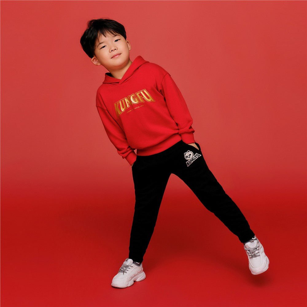 Kids Kung Fu Panda Series French Terry Hoodie - Giordano