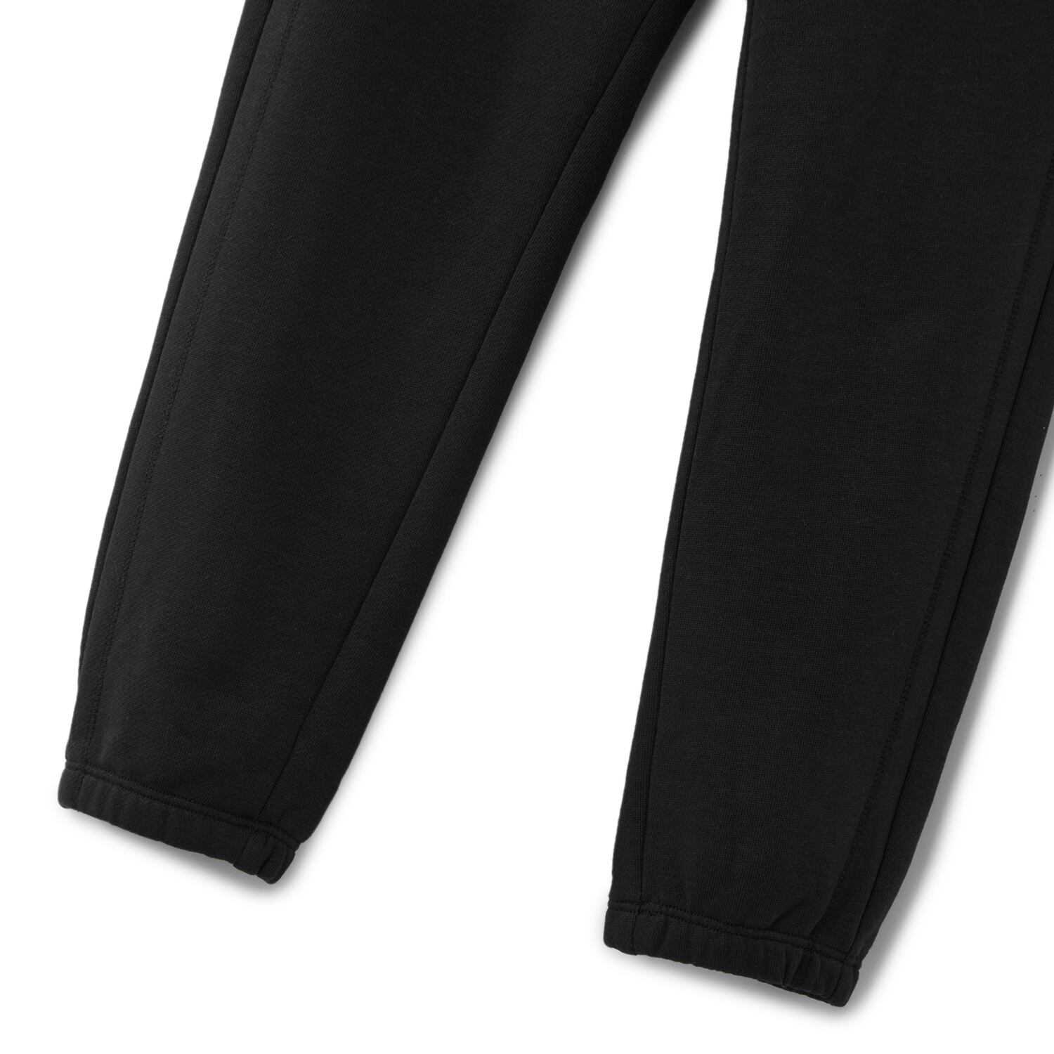 Kids Mid Rise Fleece Jogger with Elastic Waist - Black - Giordano
