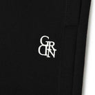 Kids Mid Rise Fleece Jogger with Elastic Waist - Black - Giordano