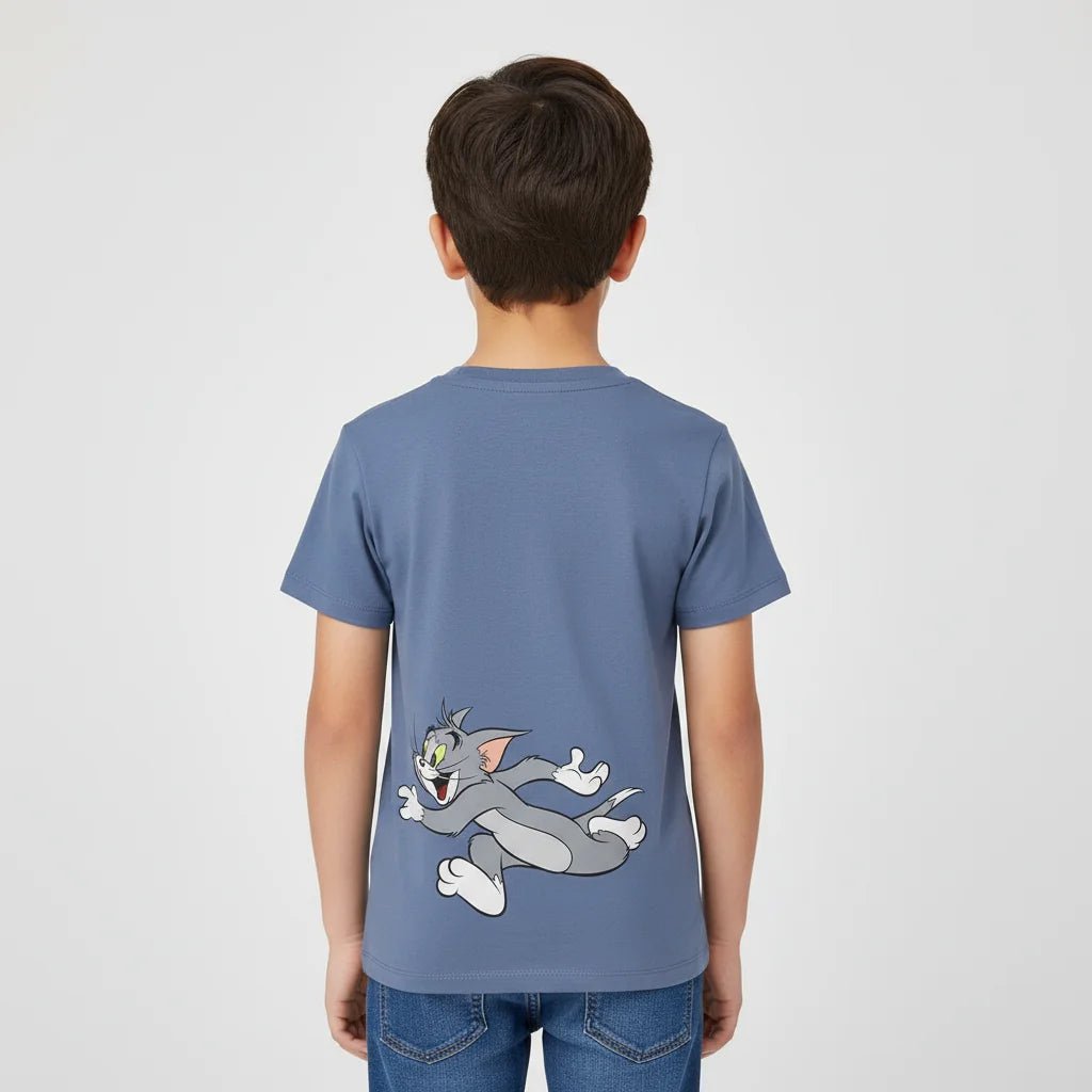 Kid's' Tom & Jerry "Chase" Character Print Cotton Tee - Giordano Online