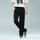 Men Mid‑Rise Regular Fit Elastic Waist Pants - Giordano Online