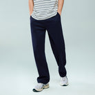 Men Mid‑Rise Regular Fit Elastic Waist Pants - Giordano Online
