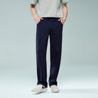Men Mid‑Rise Regular Fit Elastic Waist Pants - Giordano Online