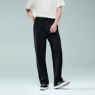 Men Mid‑Rise Regular Fit Elastic Waist Pants - Giordano Online