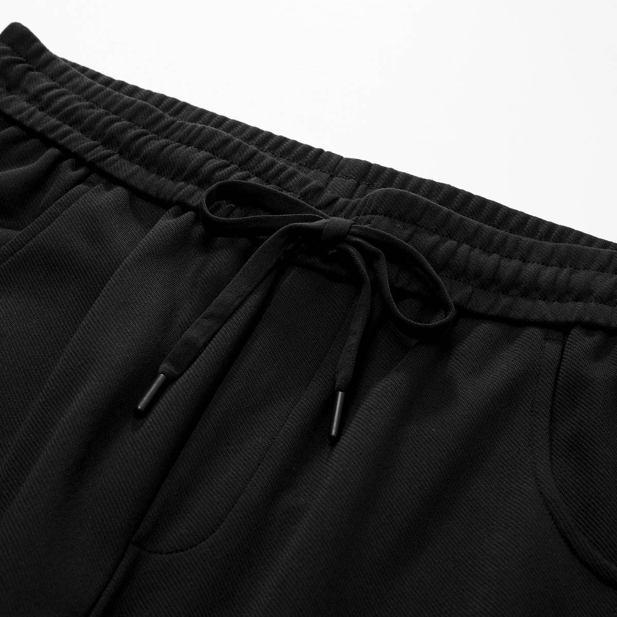 Men Mid‑Rise Regular Fit Elastic Waist Pants - Giordano Online