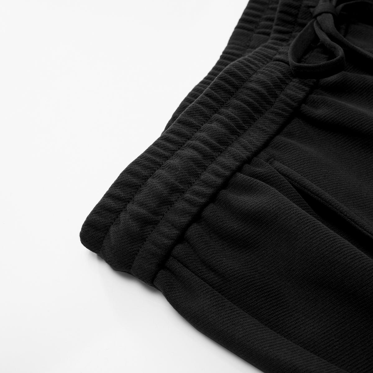 Men Mid‑Rise Regular Fit Elastic Waist Pants - Giordano Online