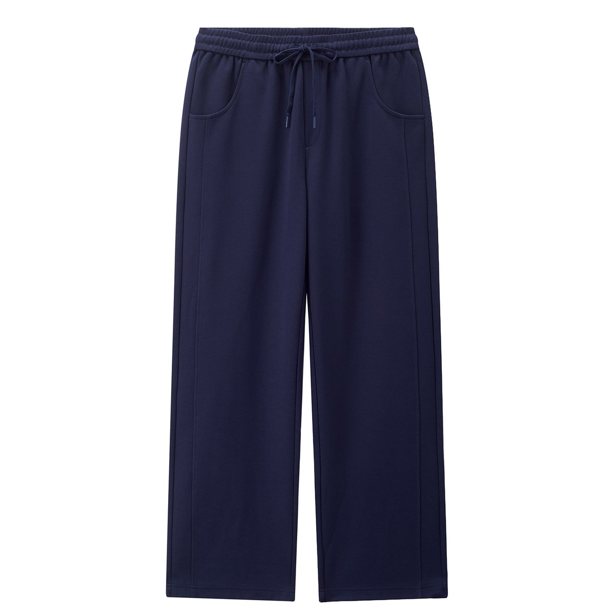 Men Mid‑Rise Regular Fit Elastic Waist Pants - Giordano Online
