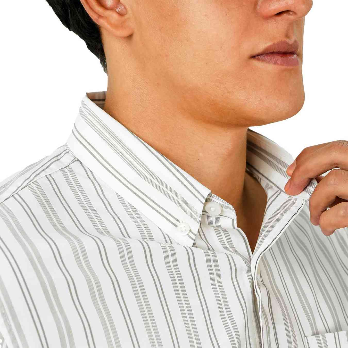 Men's Bamboo Blend Twill Shirt | Slim Fit, Cool Comfort - Multicolor - Giordano Online