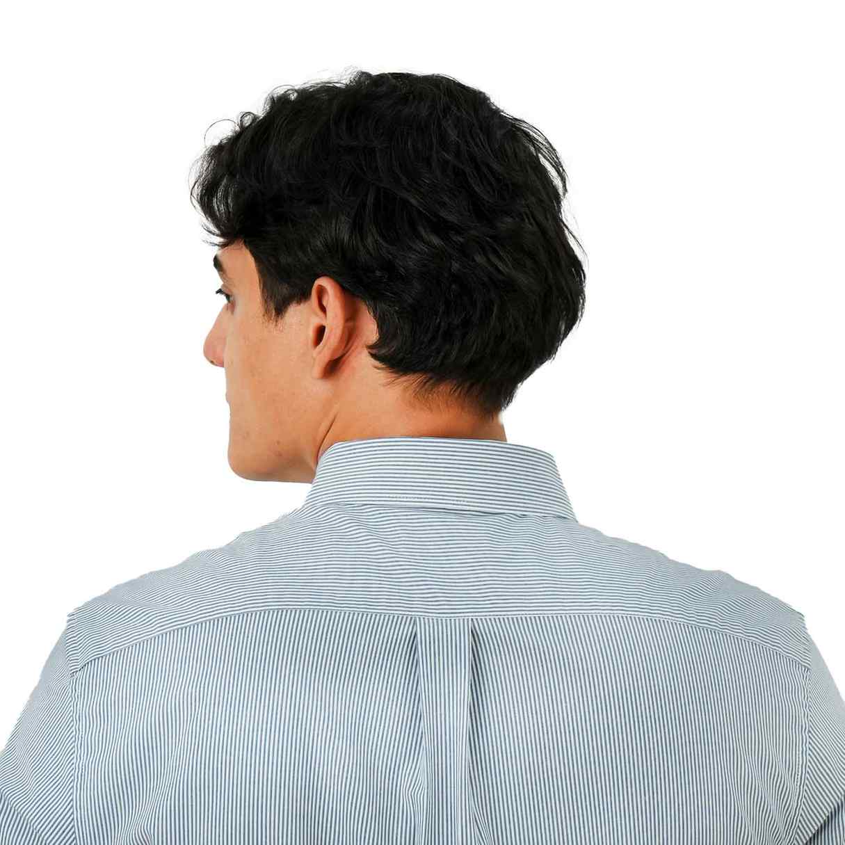 Men's Bamboo Blend Twill Shirt | Slim Fit, Cool Comfort - Multicolor - Giordano Online