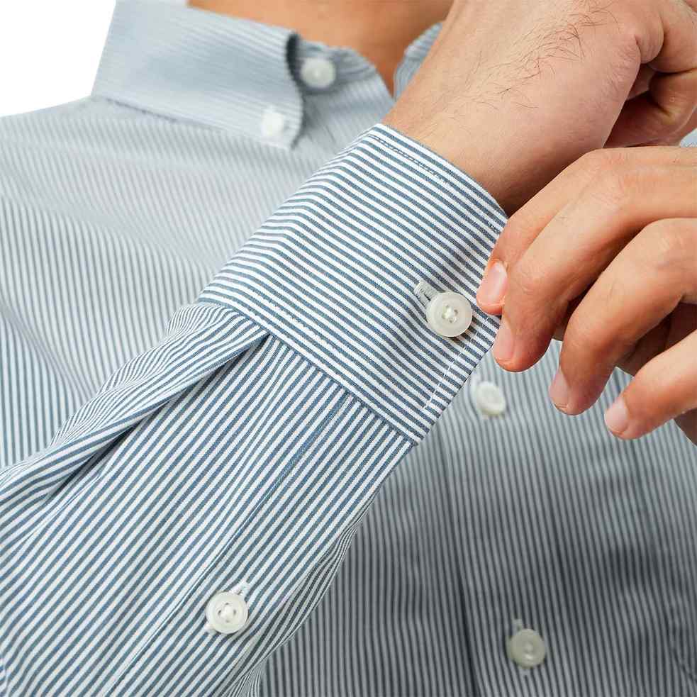 Men's Bamboo Blend Twill Shirt | Slim Fit, Cool Comfort - Multicolor - Giordano Online