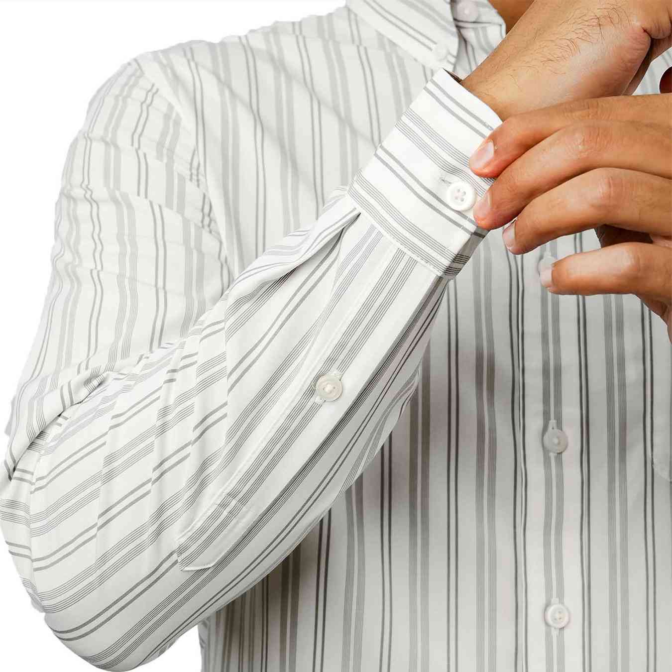 Men's Bamboo Blend Twill Shirt | Slim Fit, Cool Comfort - Multicolor - Giordano Online