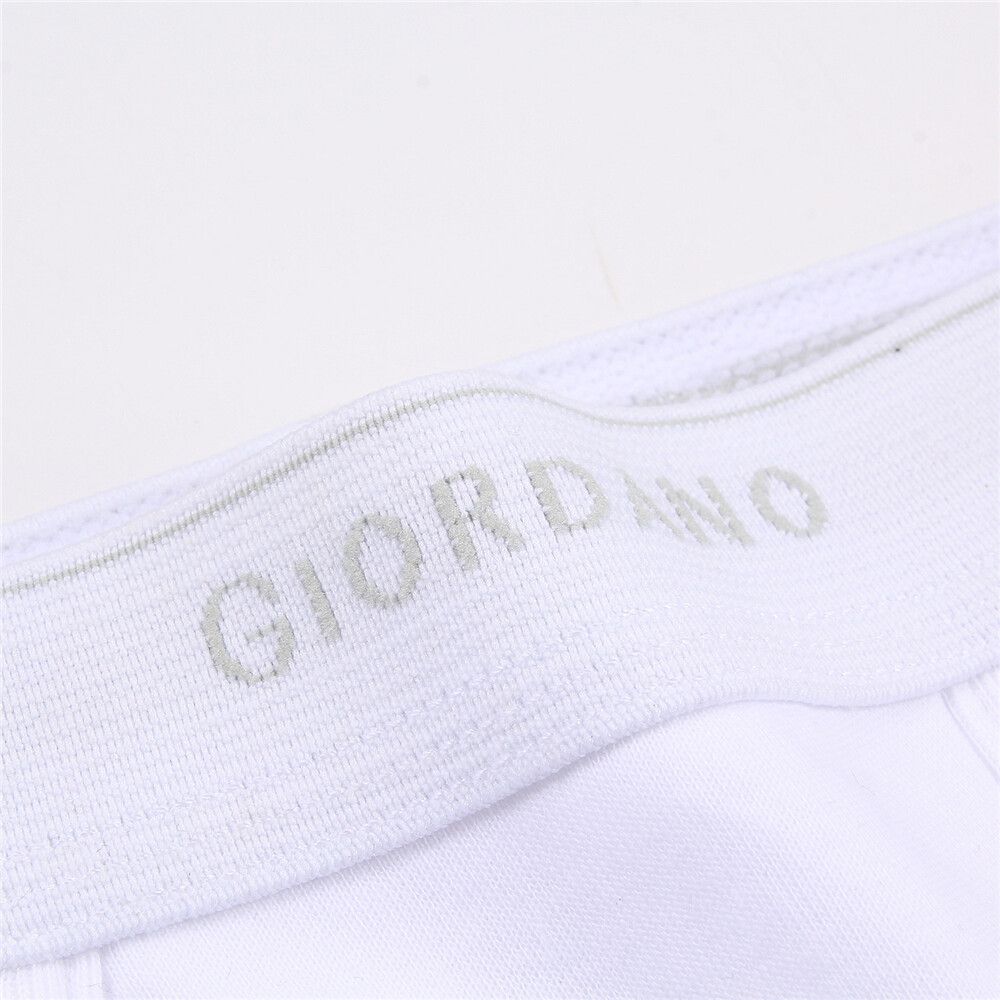 Men's Classic Briefs (6 Pack) - White - Giordano