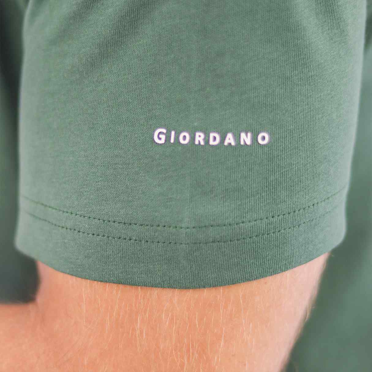 Men's Classic Tee - Green - Giordano Online