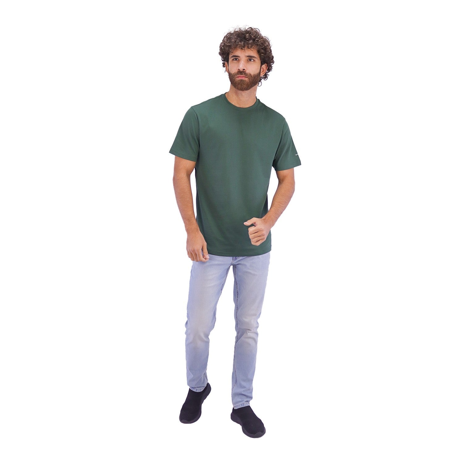 Men's Classic Tee - Green - Giordano Online