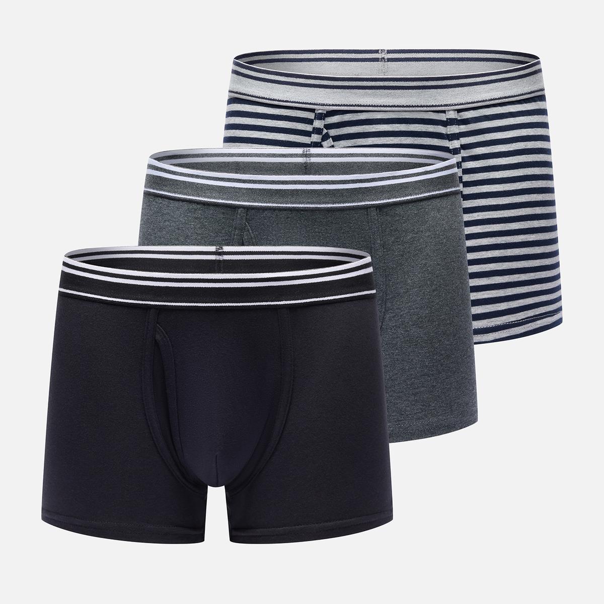 Men's Cotton 3 Pack Trunks - Giordano Online