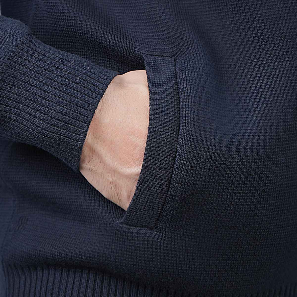 Men's Cotton - Acrylic Texture Stitch Mock Neck Raglan Cardigan - Giordano Online