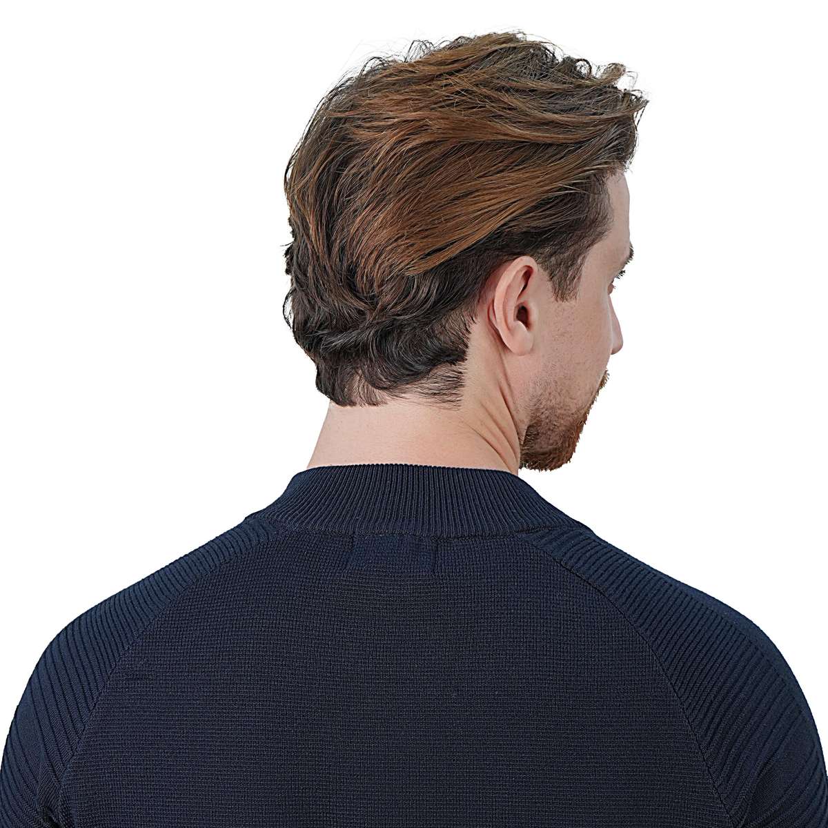 Men's Cotton - Acrylic Texture Stitch Mock Neck Raglan Cardigan - Giordano Online