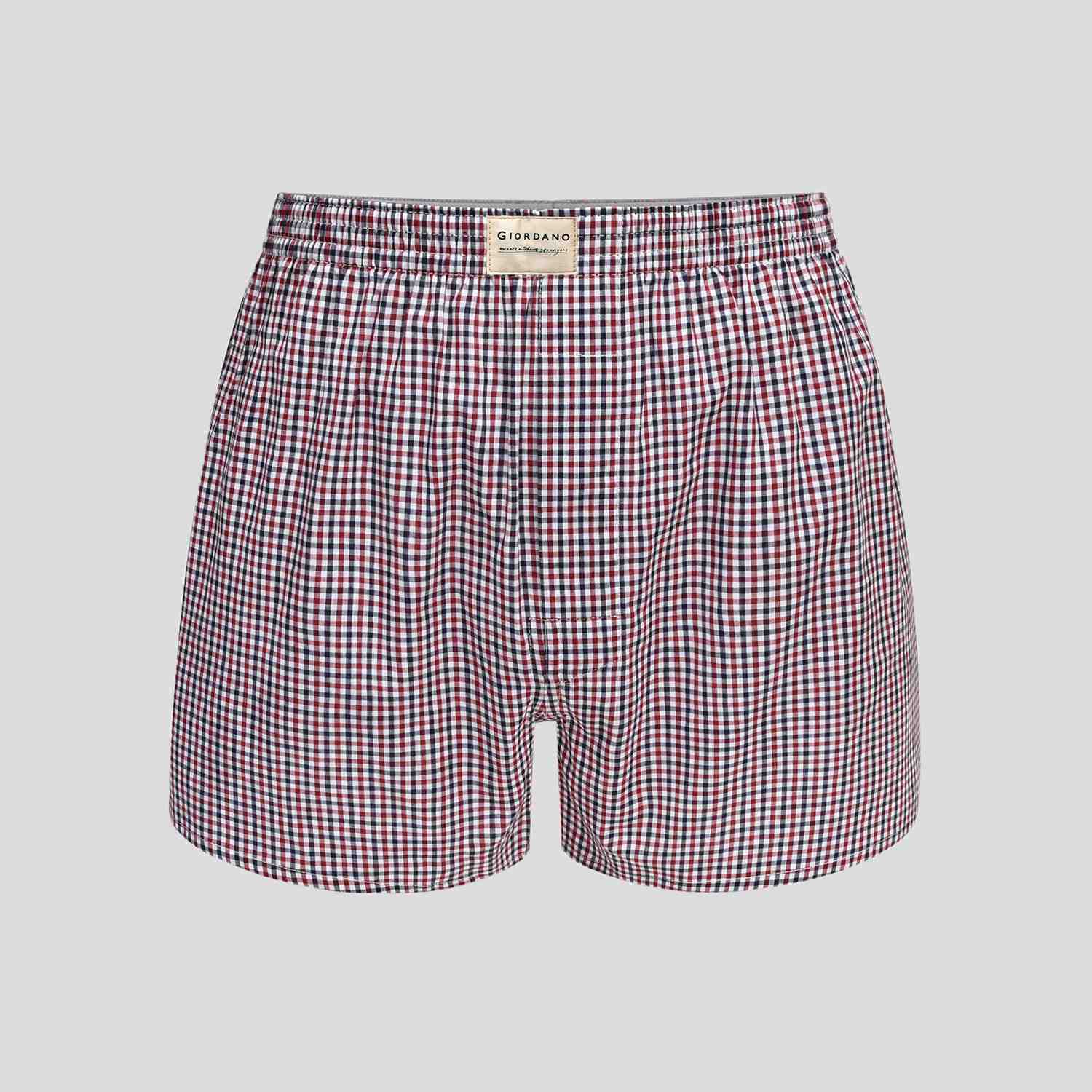 Men's Cotton Contrast Color Boxers (3pcs/pack) - Giordano Online