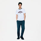 Men's Cotton Crew Neck Slim Fit Print T-Shirt - Giordano Online