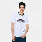 Men's Cotton Crew Neck Slim Fit Print T-Shirt - Giordano Online
