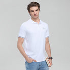 Men's Cotton Interlock Slim Fit Liquid Touch Embroidery Polo - Giordano Online