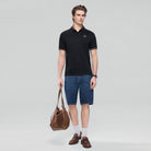 Men's Cotton Interlock Slim Fit Liquid Touch Embroidery Polo - Giordano Online