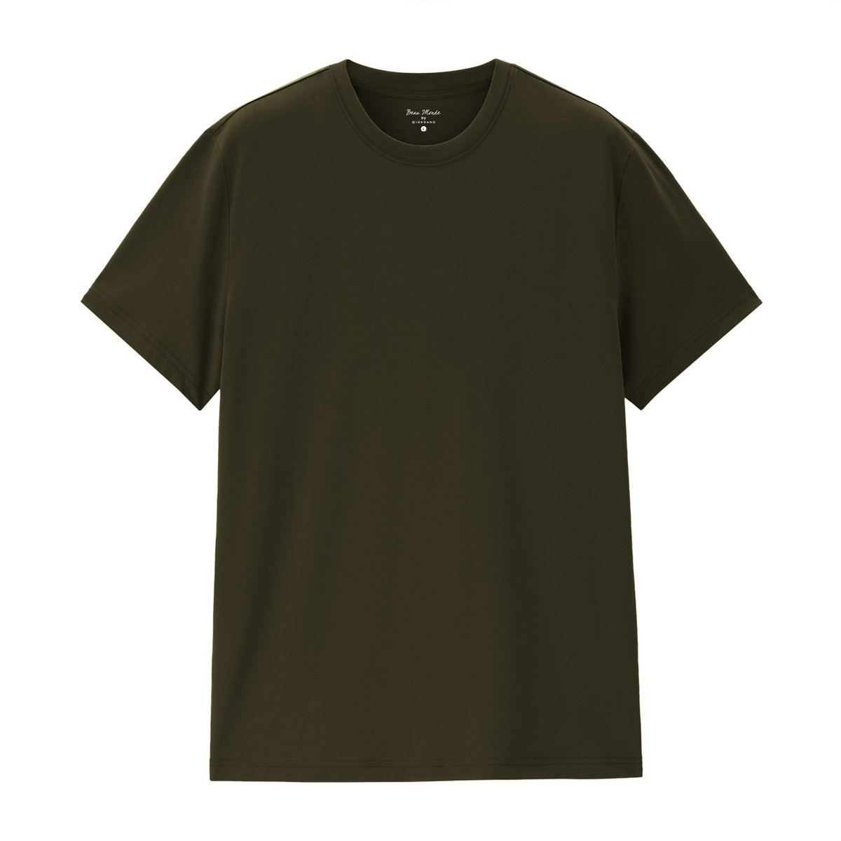 Men's Cotton Jersey Crew Neck Regular Tee (Beau Monde) - Giordano Online