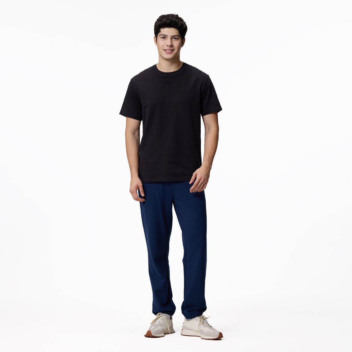 Men's Cotton Jersey Crew Neck Regular Tee (Beau Monde) - Giordano Online