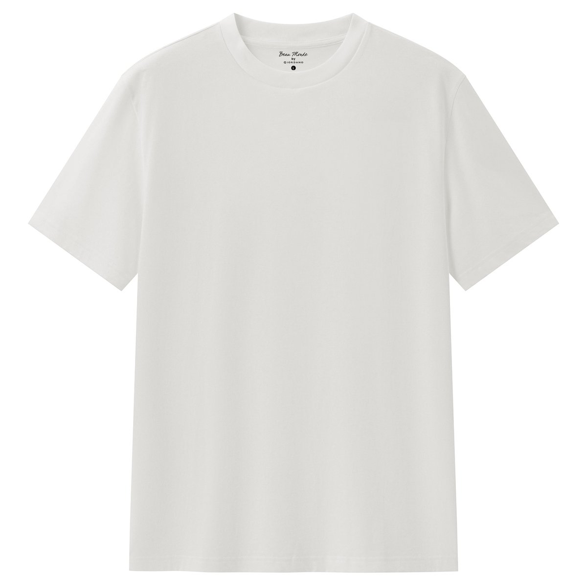 Men's Cotton Jersey Crew Neck Regular Tee (Beau Monde) - Giordano Online