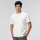Men's Cotton Jersey Crew Neck Regular Tee (Beau Monde) - Giordano Online