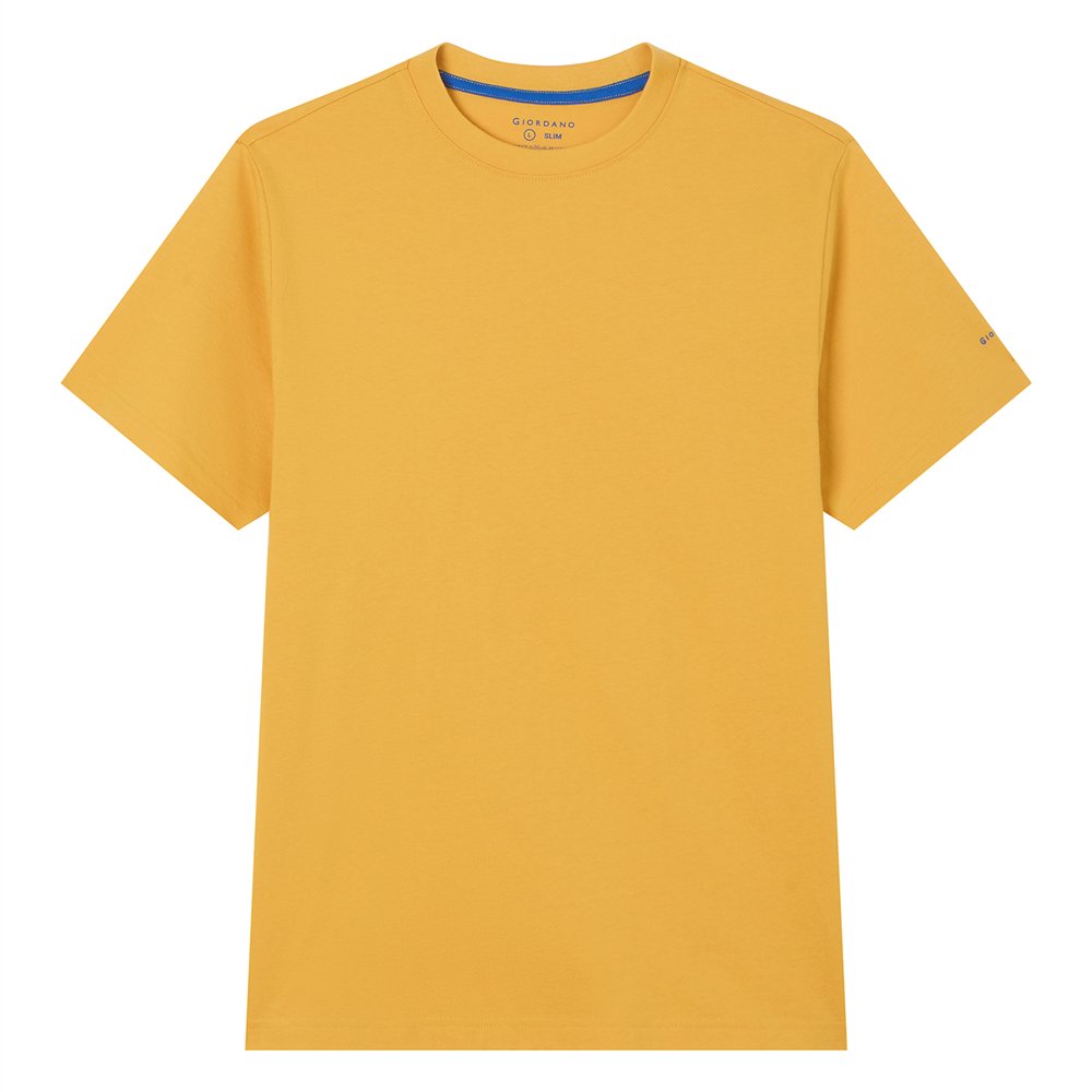 Men's Cotton Jersey Crew Neck Tee - Giordano Online