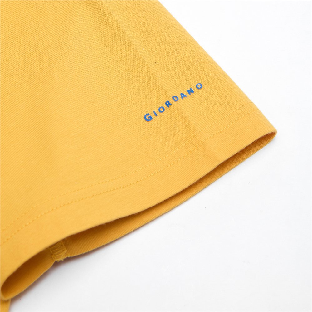 Men's Cotton Jersey Crew Neck Tee - Giordano Online
