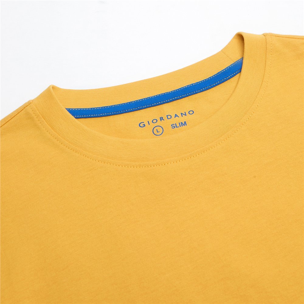 Men's Cotton Jersey Crew Neck Tee - Giordano Online