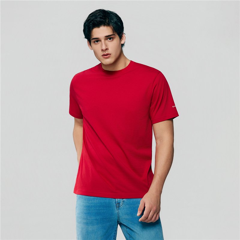 Men's Cotton Jersey Crew Neck Tee - Giordano Online