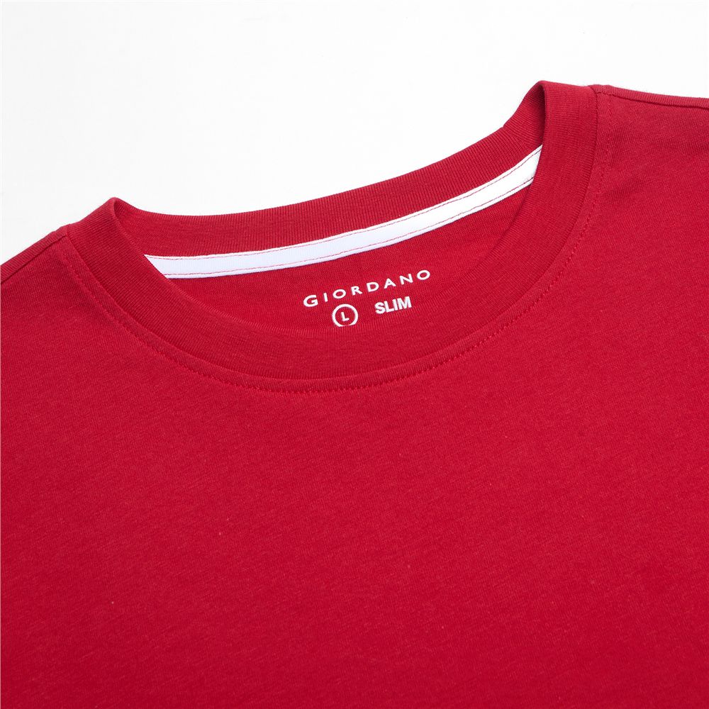 Men's Cotton Jersey Crew Neck Tee - Giordano Online