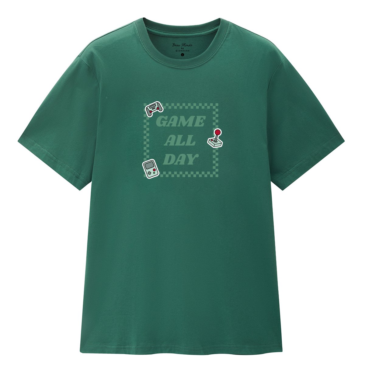 Men's Cotton Jersey Crew‑Neck Print Tee - Giordano Online