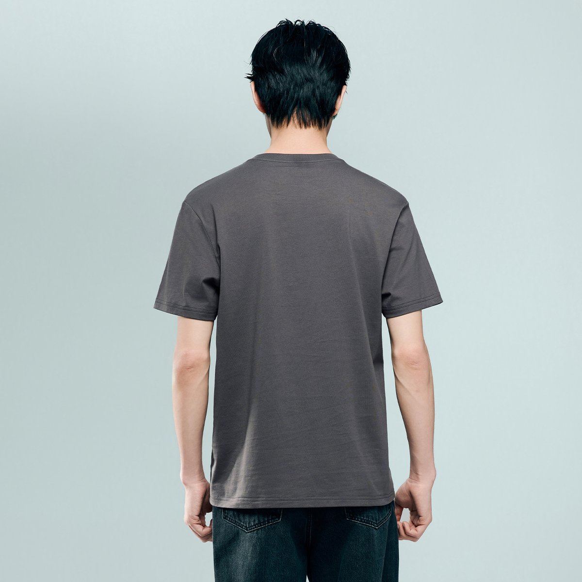Men's Cotton Jersey Crew‑Neck Print Tee - Giordano Online