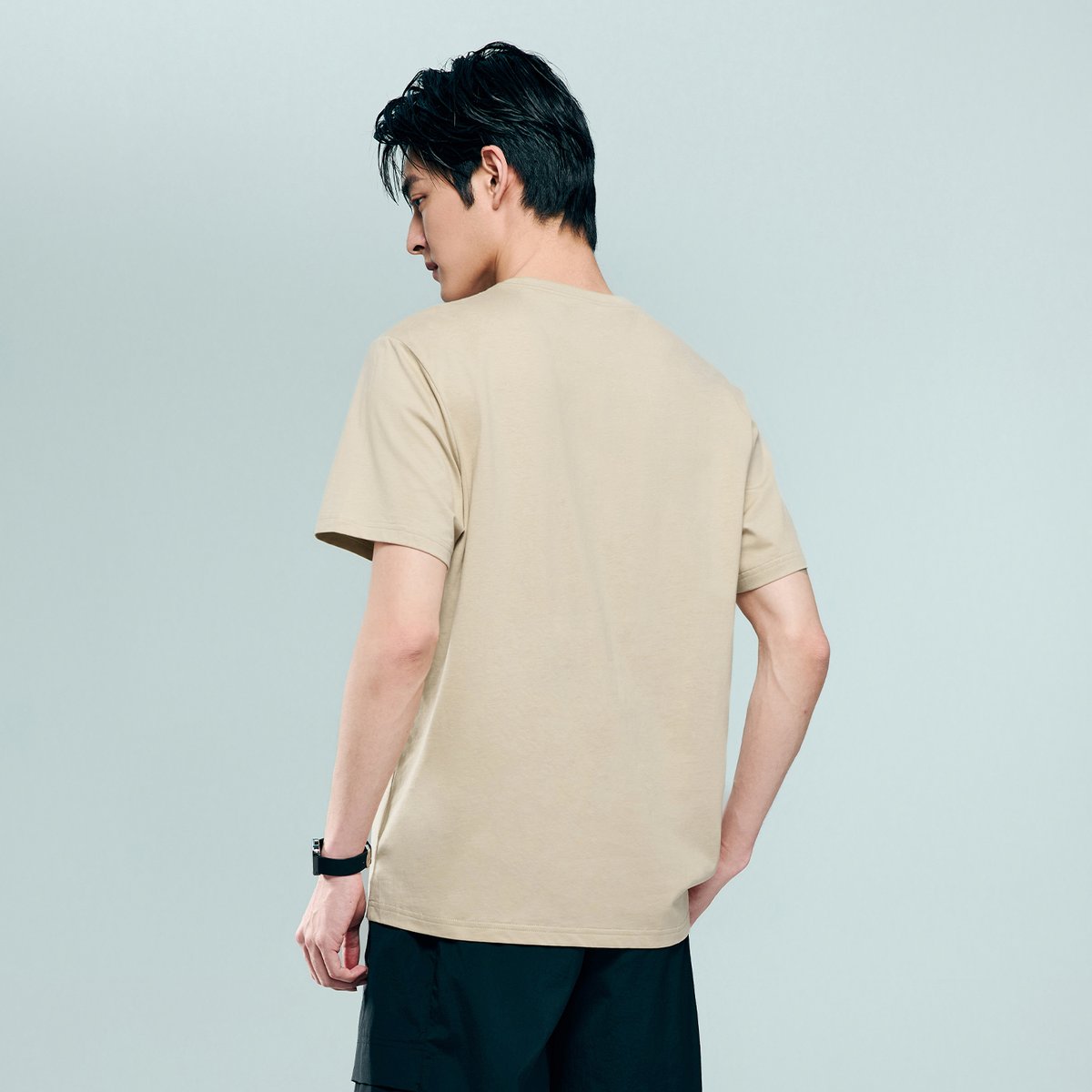 Men's Cotton Jersey Crew‑Neck Print Tee - Giordano Online