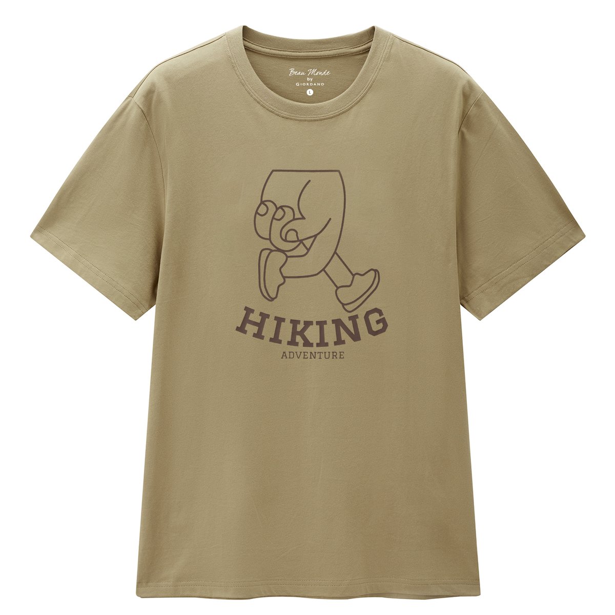 Men's Cotton Jersey Crew‑Neck Print Tee - Giordano Online