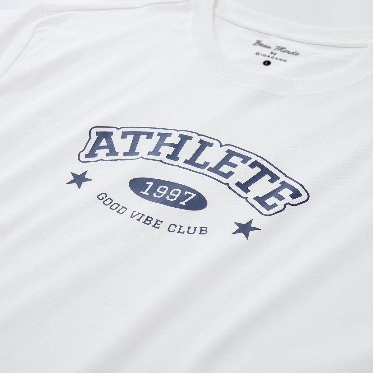 Men's Cotton Jersey Crew‑Neck Print Tee - Giordano Online