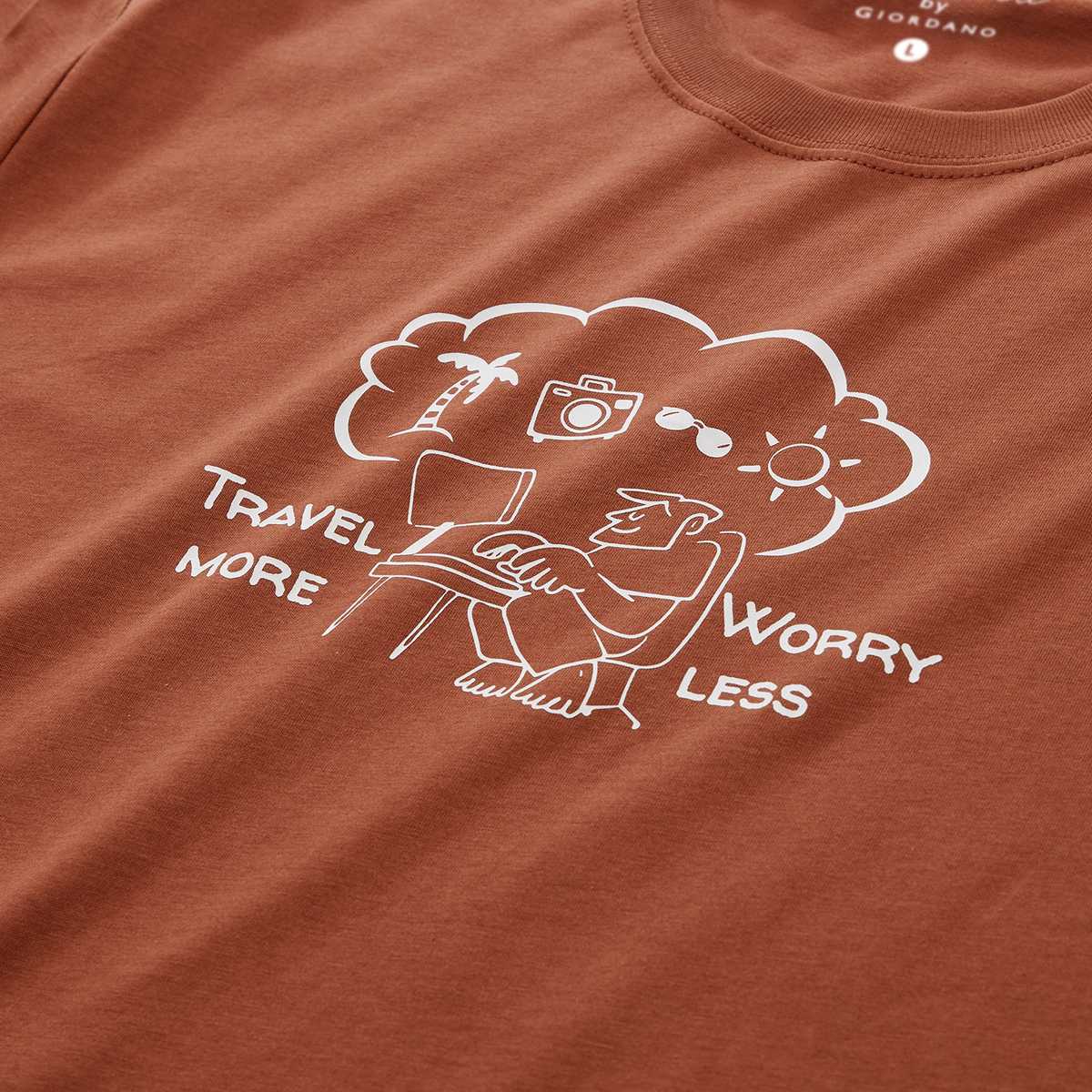 Men's Cotton Jersey Crew‑Neck Print Tee - Giordano Online