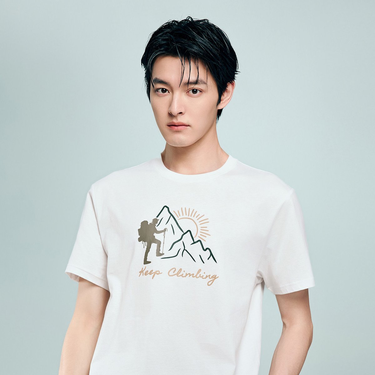 Men's Cotton Jersey Crew‑Neck Print Tee - Giordano Online