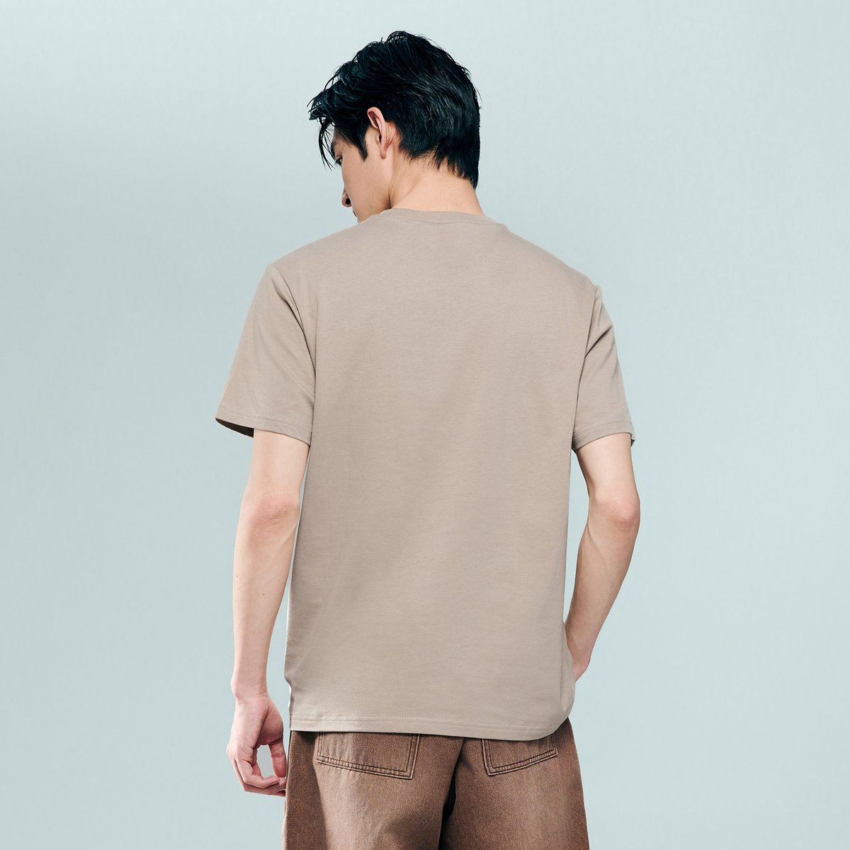 Men's Cotton Jersey Crew‑Neck Print Tee - Giordano Online