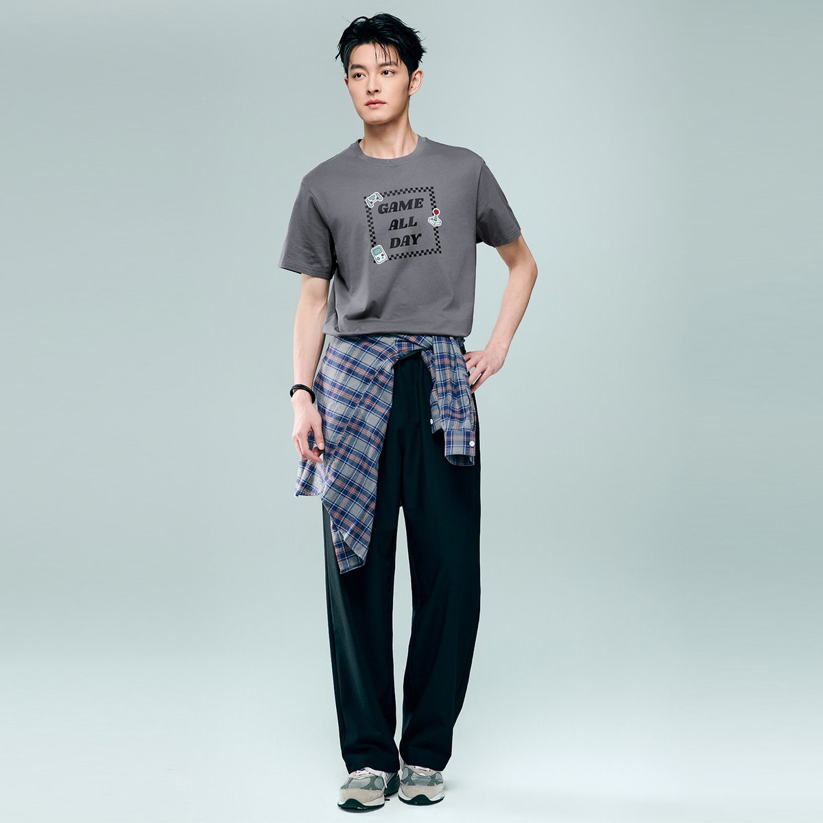 Men's Cotton Jersey Crew‑Neck Print Tee - Giordano Online