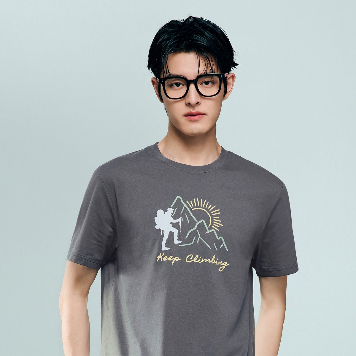 Men's Cotton Jersey Crew‑Neck Print Tee - Giordano Online